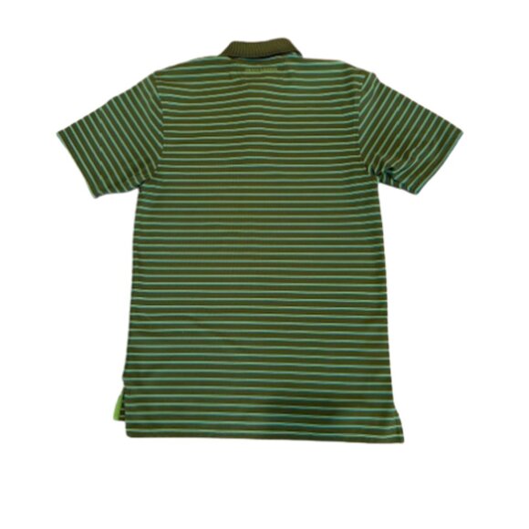 Under Armour Men’s Green Striped Polo Shirt Size Small | Performance Golf Top - Picture 3 of 7